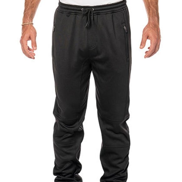 Burnside Mens Heather Perfomance Jogger Pant (BU8801) -Black -L - Picture 1 of 3
